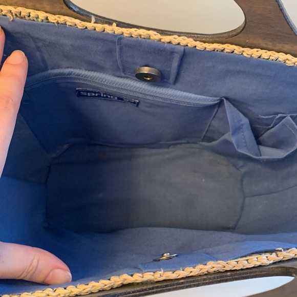 Call it Spring Straw Bag with Wooden Handles - Picture 4 of 4